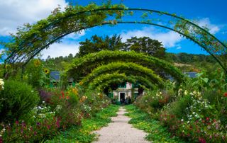 jardin décoré